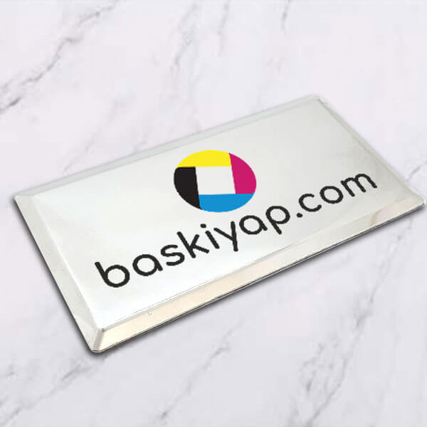 Metal Gümüş Yaka İsimliği My10 görsel