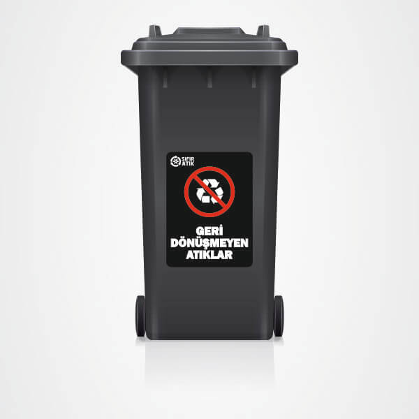 Geri Dönüşmeyen Atık Etiketi görsel
