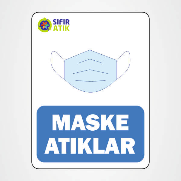 Maske Atık Etiketi görsel