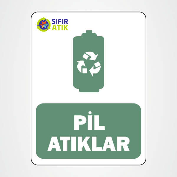 Pil Atık Etiketi