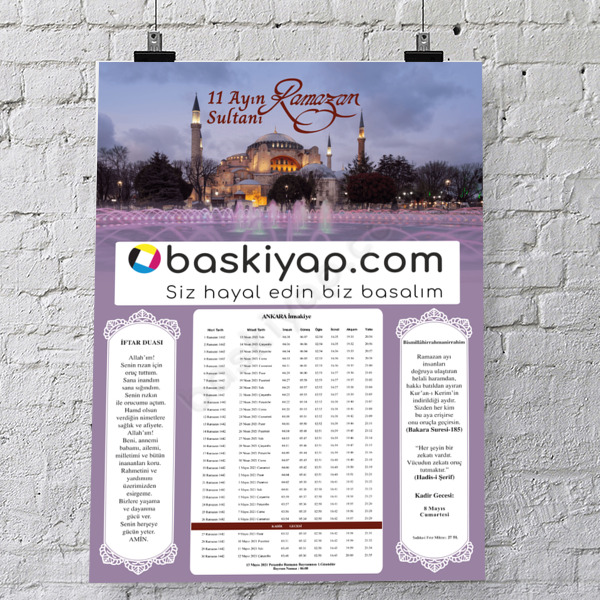 11 Ayın Sultanı Temalı Kişiye Özel İmsakiye 2023 online tasarla