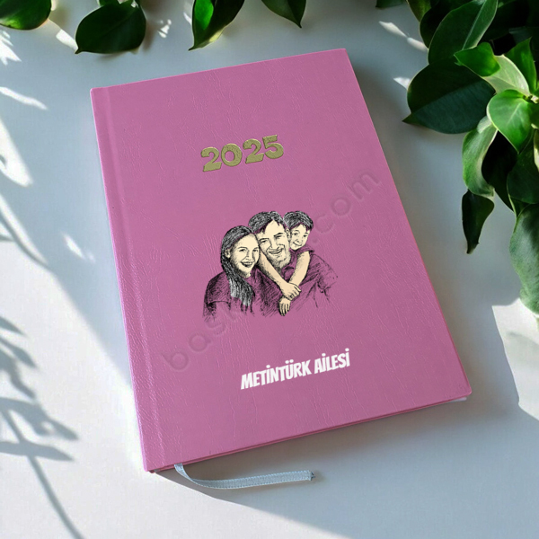 2025 Kişiye Özel Ajanda Defter Baskılı online tasarla