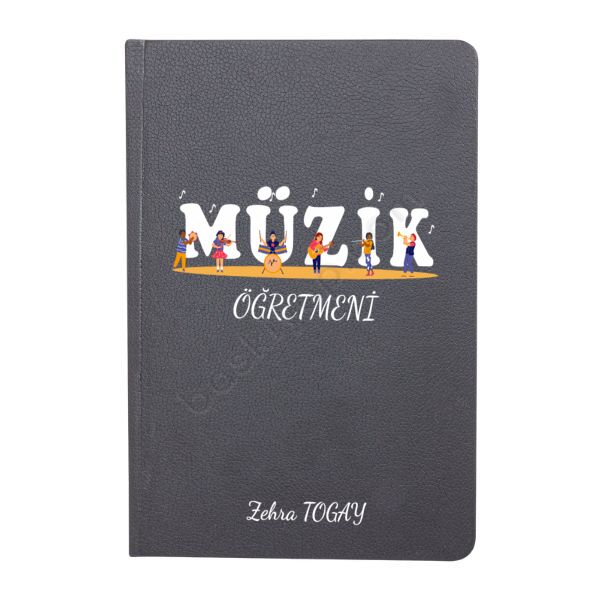 2026 Müzik Öğretmeni Tasarımlı Kendin Tasarla Ajnda online tasarla