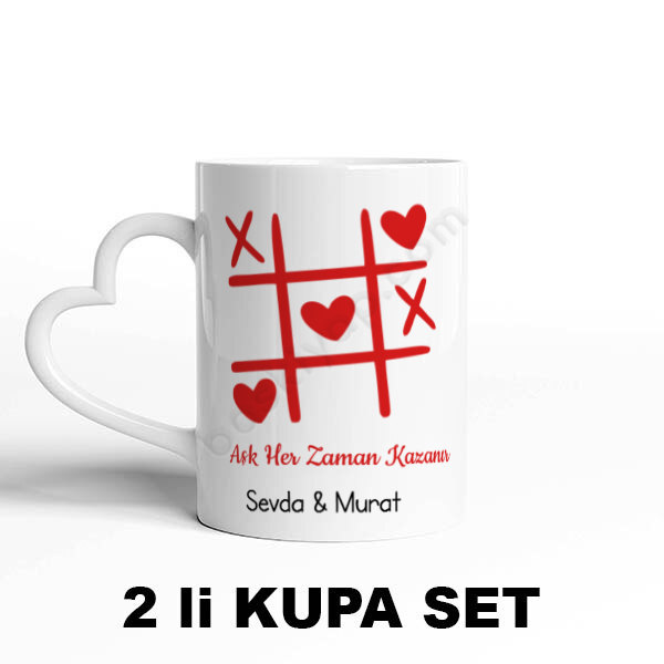 14 Şubat Sevgililer Gününe Özel Kupa Tasarımı online tasarla