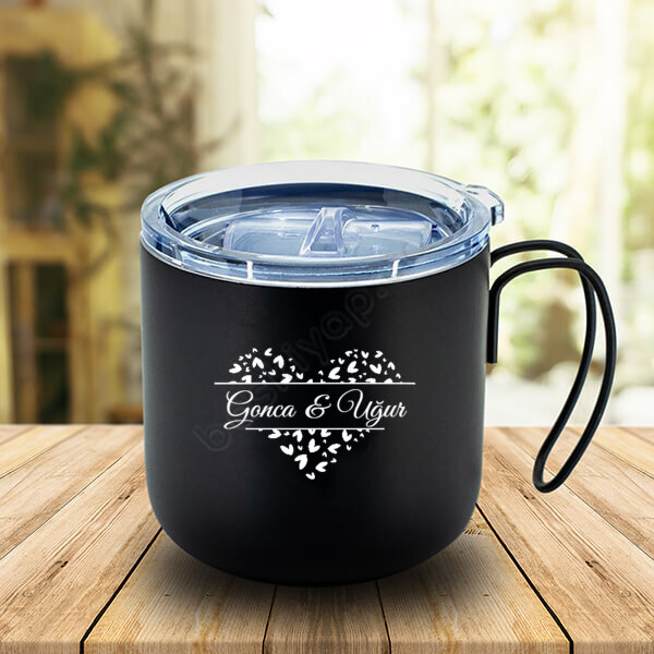 14 Şubat Sevgililer Günü Termos Bardak online tasarla