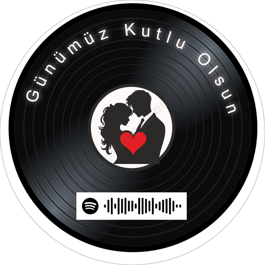 Sevgili Plak online tasarla