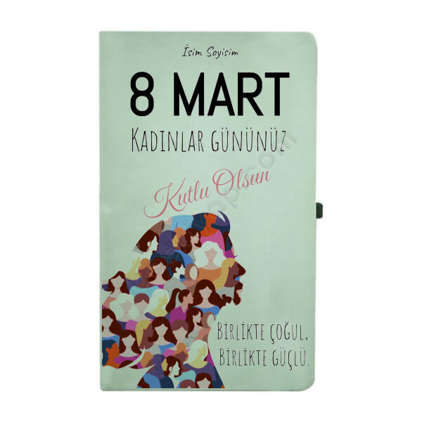 Kadınlar Gününe Özel Ajanda online tasarla