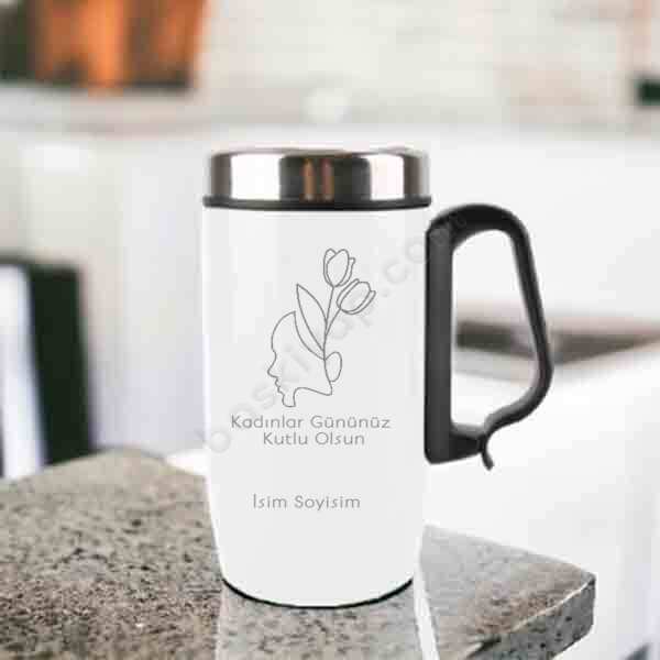 Kadınlar Gününe Özel Termos online tasarla