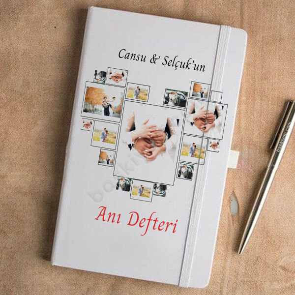 Sevgililer Gününe Özel Anı Defteri Tasarımı online tasarla