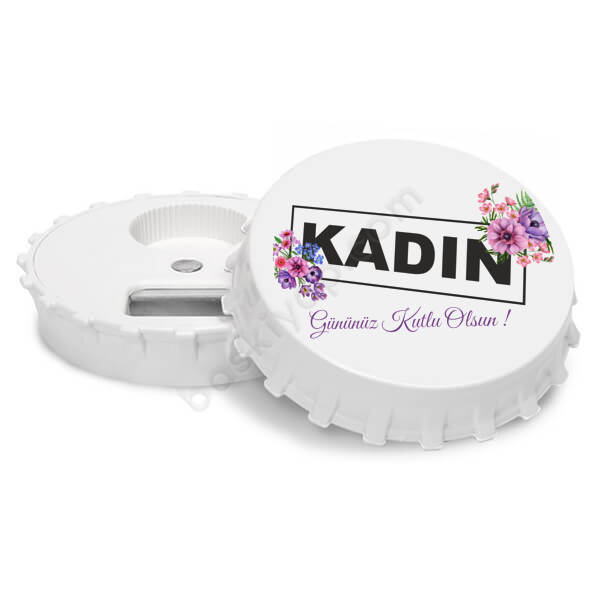 Kadınlar Gününe Özel Mıknatıslı Şişe Açacak -1 online tasarla