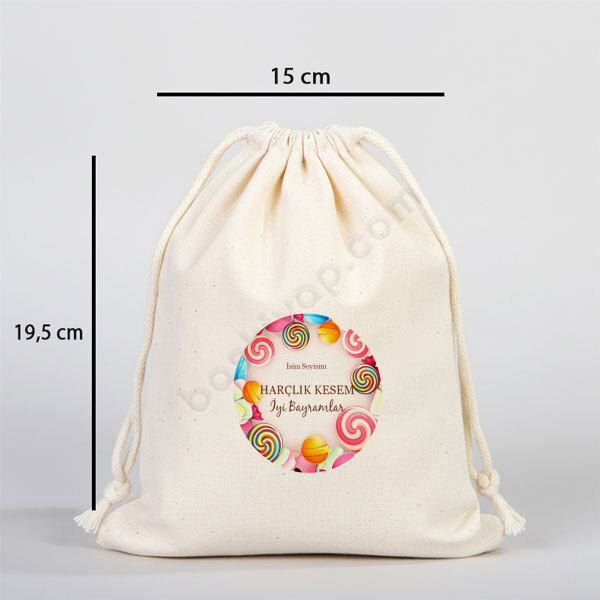 Hediyelik Bayram Harçlığı Kesesi -3 online tasarla