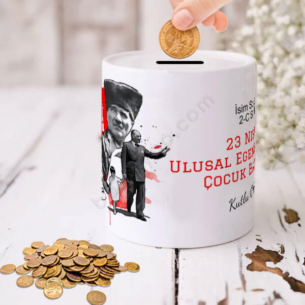 23 Nisan Ulusal Egemenlik Ve Çocuk Bayramı Kumbara-1 online tasarla