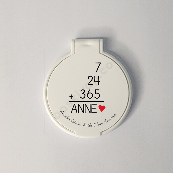 7/24 Anne Tasarımlı Yuvarlak Ayna online tasarla