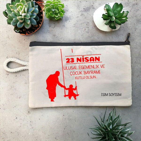 23 Nisan Ulusal Egemenlik Ve Çocuk Bayramı Bez Kalemlik-3 online tasarla