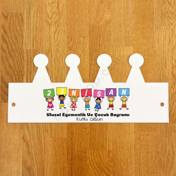23 Nisan Ulusal Egemenlik Ve Çocuk Bayramı Taç -4 online tasarla