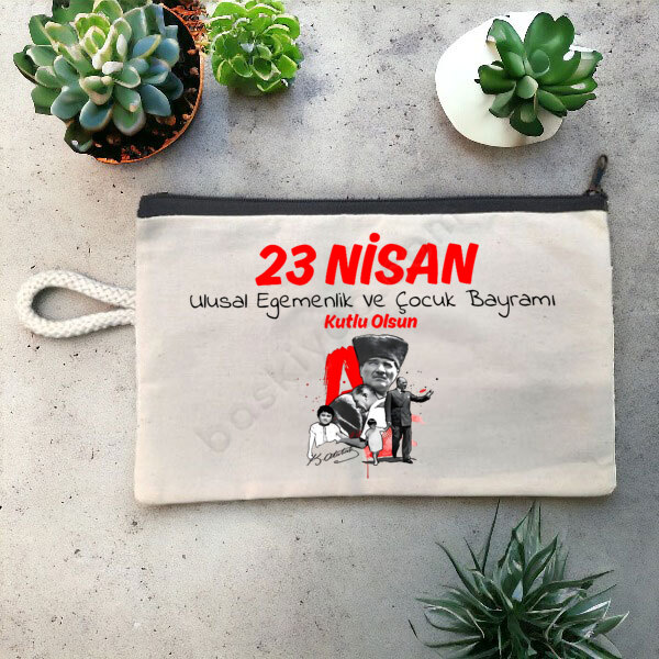 23 Nisan Ulusal Egemenlik Ve Çocuk Bayramı Bez Kalemlik-4 online tasarla