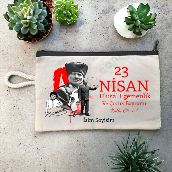 23 Nisan Ulusal Egemenlik Ve Çocuk Bayramı Bez Kalemlik-5 online tasarla