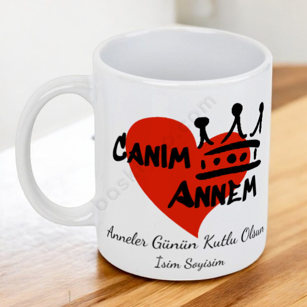 Anneler Günü-Baskılı Kupa Bardak online tasarla