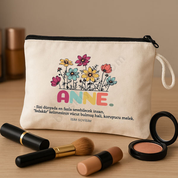 Anneler Gününe Özel Makyaj Çantası Tasarımı online tasarla