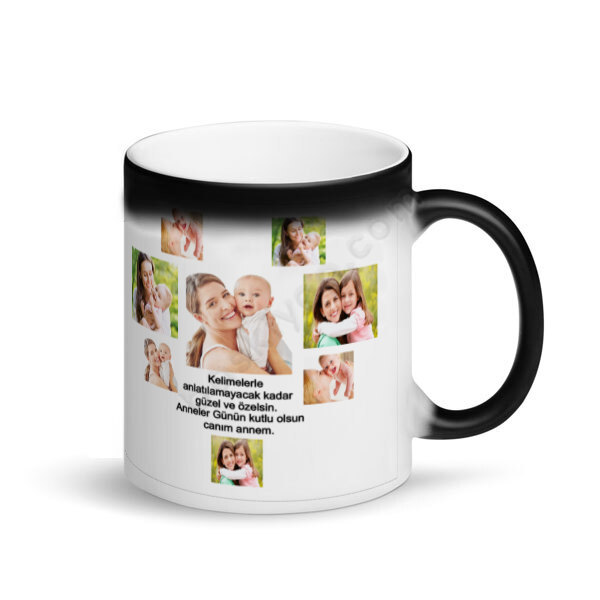 Anneler Gününe Özel Fotoğraflı Sihirli Kupa online tasarla