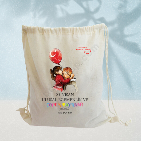 23 Nisan Ulusal Egemenlik Ve Çocuk Bayramı Sırt Çantası online tasarla