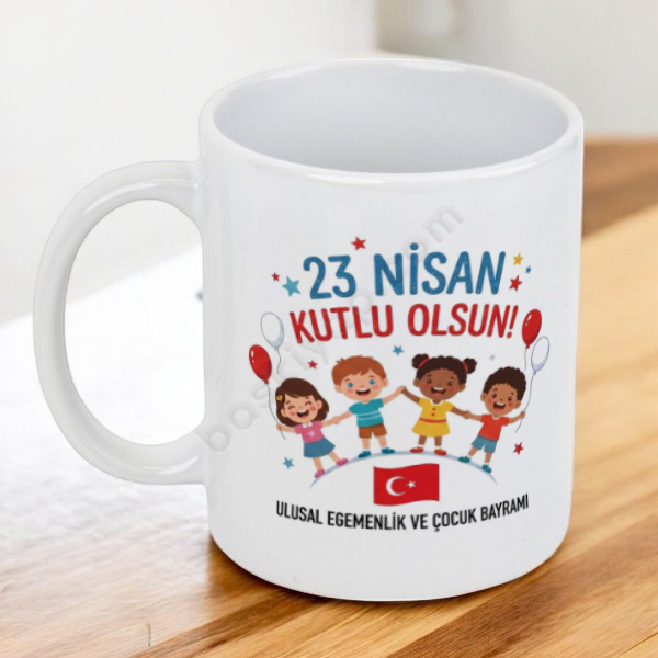 23 Nisan Kupa – Kendin Tasarla Baskılı Kupa tasarımı