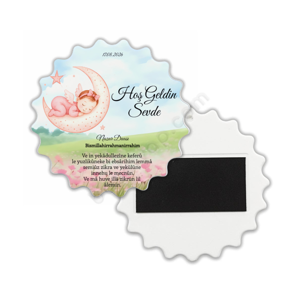 Hoş Geldin Tasarımlı Buzdolabı Magnet online tasarla