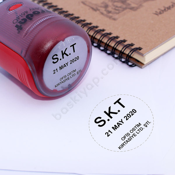 Trodat 46140 Büyük Boy Yuvarlak S.k.t. Kaşesi online tasarla