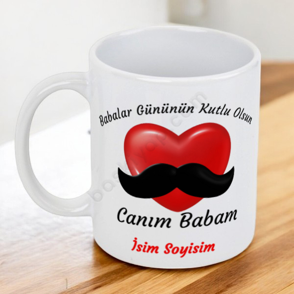 Babalar Gününe Özel Kupa Bardak – Kendin Tasarla Baskılı Kupa tasarımı