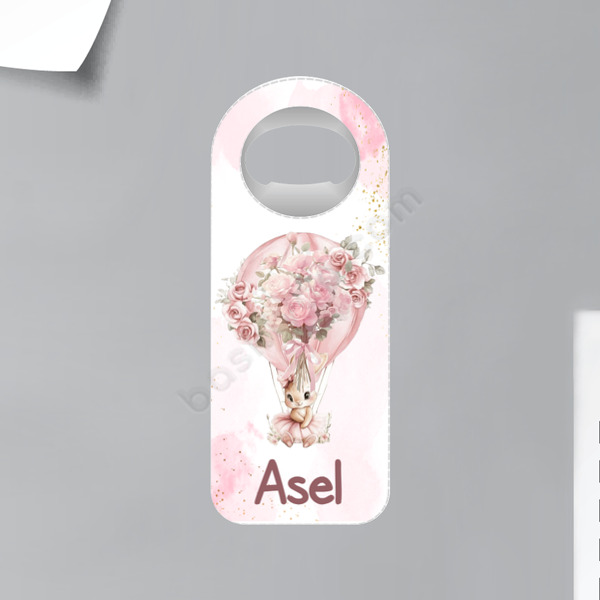 Balon Tasarımlı Kişiye Özel Dik Magnet Açacak online tasarla