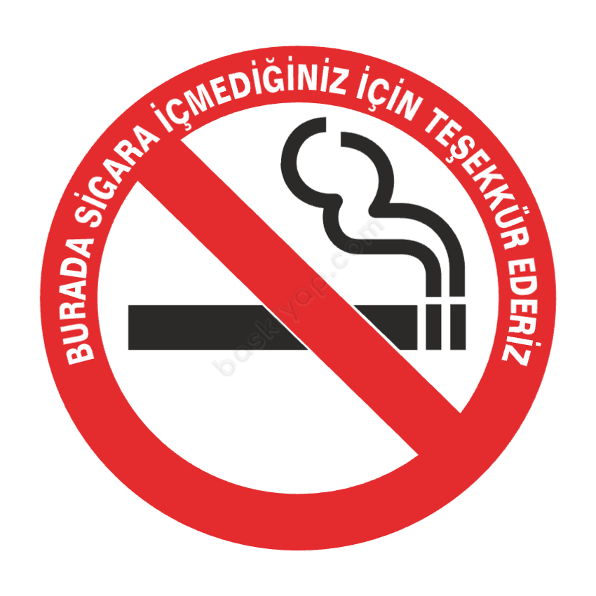 Sigara İçilmez online tasarla