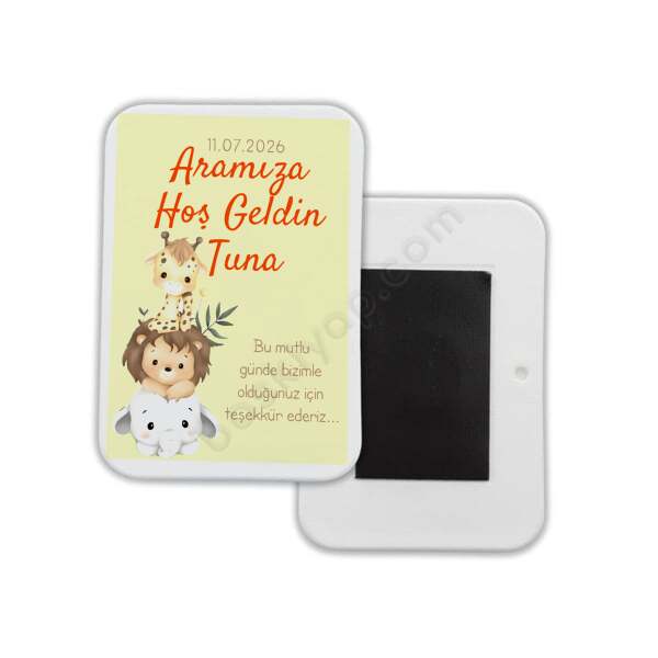 Hoş Geldin Temalı Buzdolabı Magneti