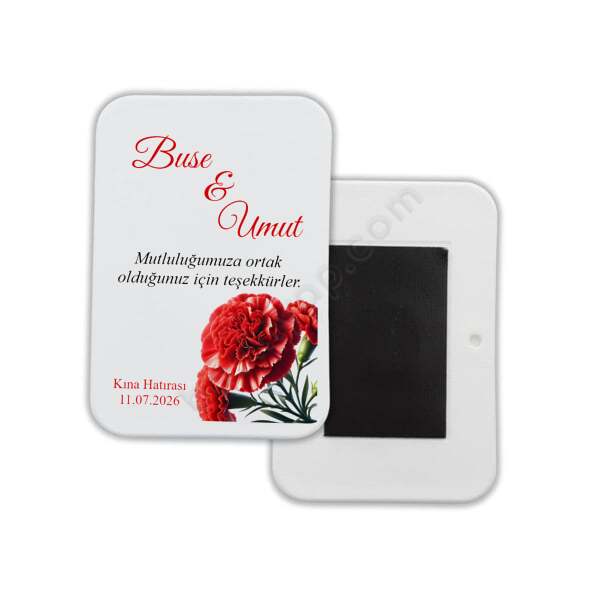 Kına Hatırası Buzdolabı Magneti