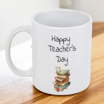 Kişiye Özel Happy Teachers Day Tasarımlı Kupa Bardak online tasarla