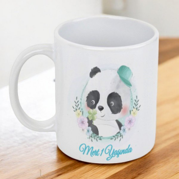 Panda Baskılı Kupa Bardak online tasarla