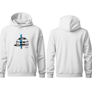 Bmw Temalı Beyaz Kapşonlu Sweatshirt online tasarla