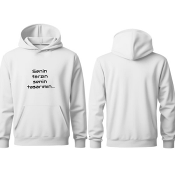 Kişiye Özel Koleksyon Beyaz Sweatshirt online tasarla