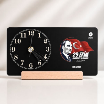 29 Ekim Cumhuriyet Bayramı Masa Üstü Saati