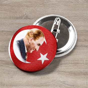 29 Ekim Cumhuriyet Bayramı 44 Mm Rozet