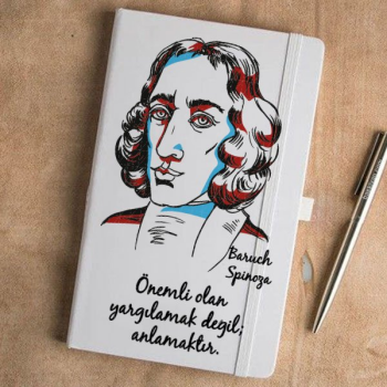 Baruch Spinoza Tasarımlı Ajanda Defter
