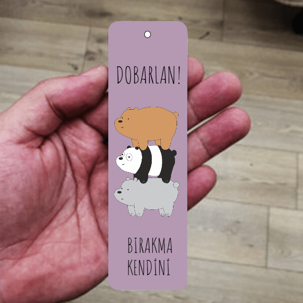 Dobarlan Bırakma Kendini Metal Kitap Ayracı