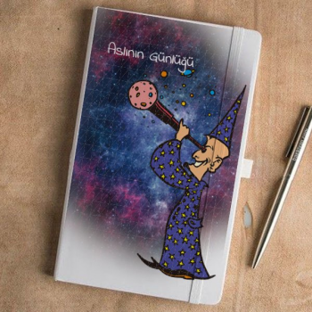 Galaksi Günlük Tasarım Baskılı Ajanda
