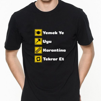 Günlük Yaşantımız Baskılı Tişört