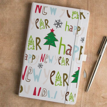 Happy New Year Tasarımlı Ajanda