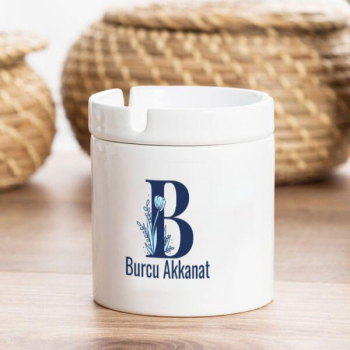 Harf Baskılı Seramik Küllük
