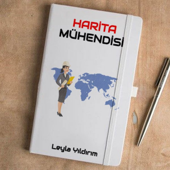 Harita Mühedisi Tasarım Beyaz Ajanda online tasarla