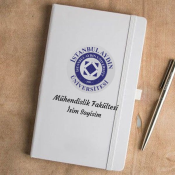İstanbul Aydın Üniversitesi Tarihsiz Beyaz Ajanda