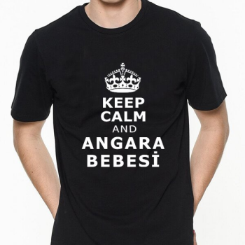 Keep Calm And Angara Bebesi Tasarımlı Tişört