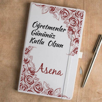 Kişiye Özel Gül Temalı Defter