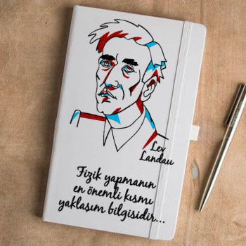 Lev Landau Tasarımlı Beyaz Ajanda